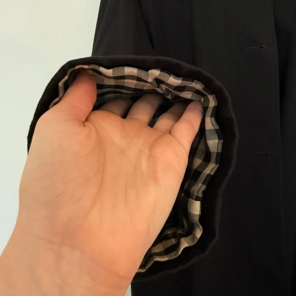 SEZANE - Clyde Coat in Black - Size M/6 (Worn 1x Time) - Picture 9 of 12